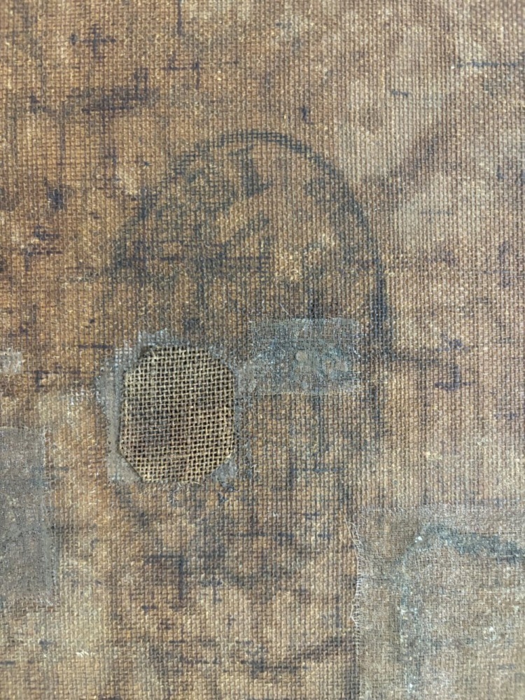 Artwork by Enrico Gamba, CARABINIERE CON MANTELLO E PISTOLA, Made of oil on canvas