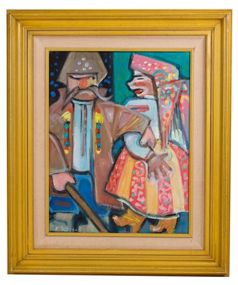 Original Oil Painting by E. Kozak - E. Kozak