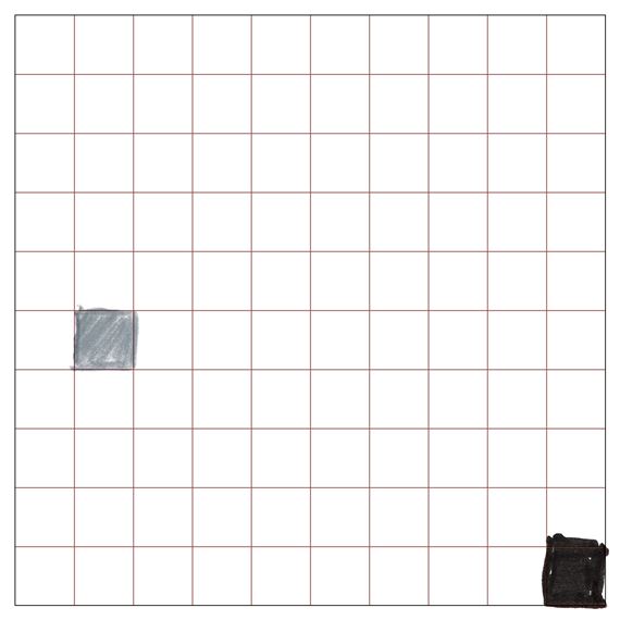 2% of disorder in co-operation #14 by Vera Molnár, Executed in 2022