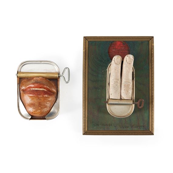 TWO SARDINE CAN SCULPTURES - Juan Nickford