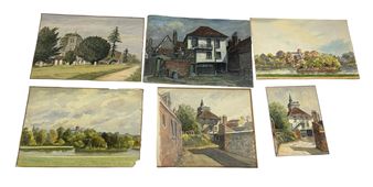 A COLLECTION OF FIVE  PAINTINGS ON ,

Largestcm xcm - Francis Ives Naylor