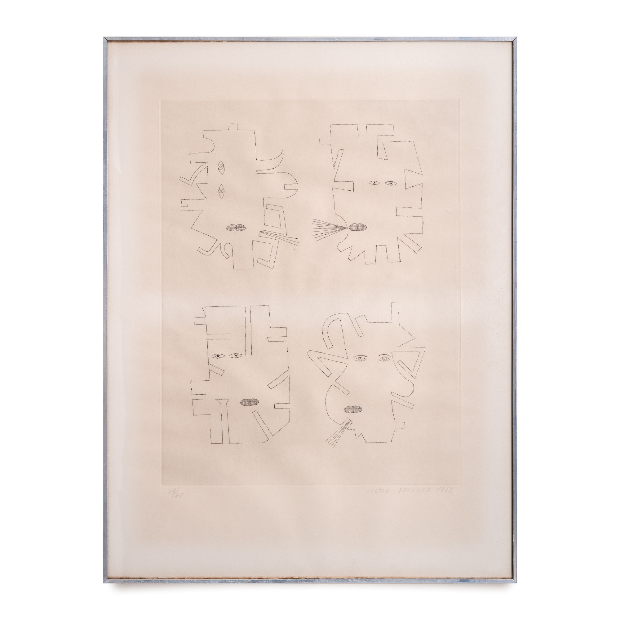 Victor Brauner | Codex d'un Visage (1962) | MutualArt