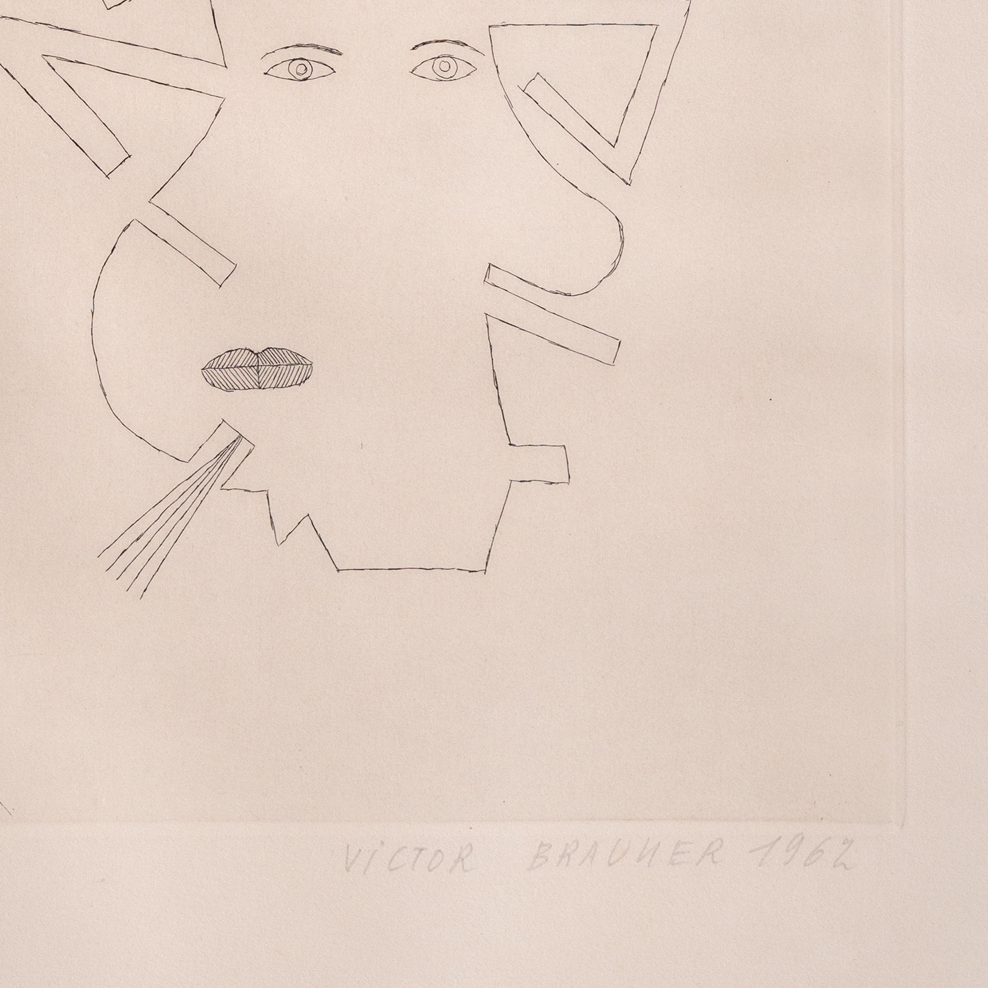 Victor Brauner | Codex d'un Visage (1962) | MutualArt