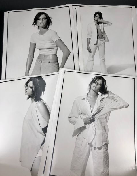 Artwork by Marc Hispard, Untitled, fashion, female models and miscellaneous, Made of silver prints