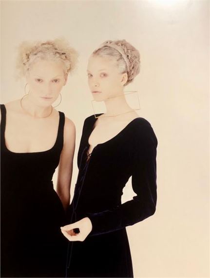 Set of portraits of female models by Marc Hispard, circa 1990