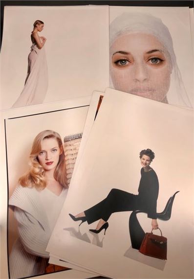 Untitled, actresses (including Uma Thurman), female models and miscellaneous by Marc Hispard, circa 1990-2000