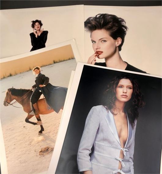 Untitled, fashion, female models and miscellaneous by Marc Hispard, circa 1990-2000