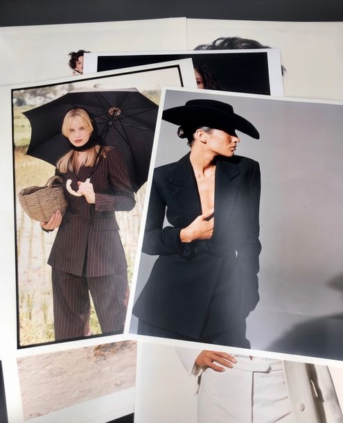 Artwork by Marc Hispard, Untitled, fashion, female models and miscellaneous, Made of color prints