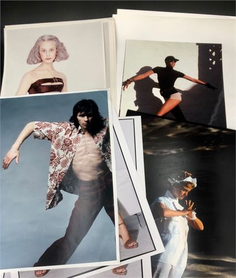 Untitled, fashion, female and male models by Marc Hispard, circa 1990-2000