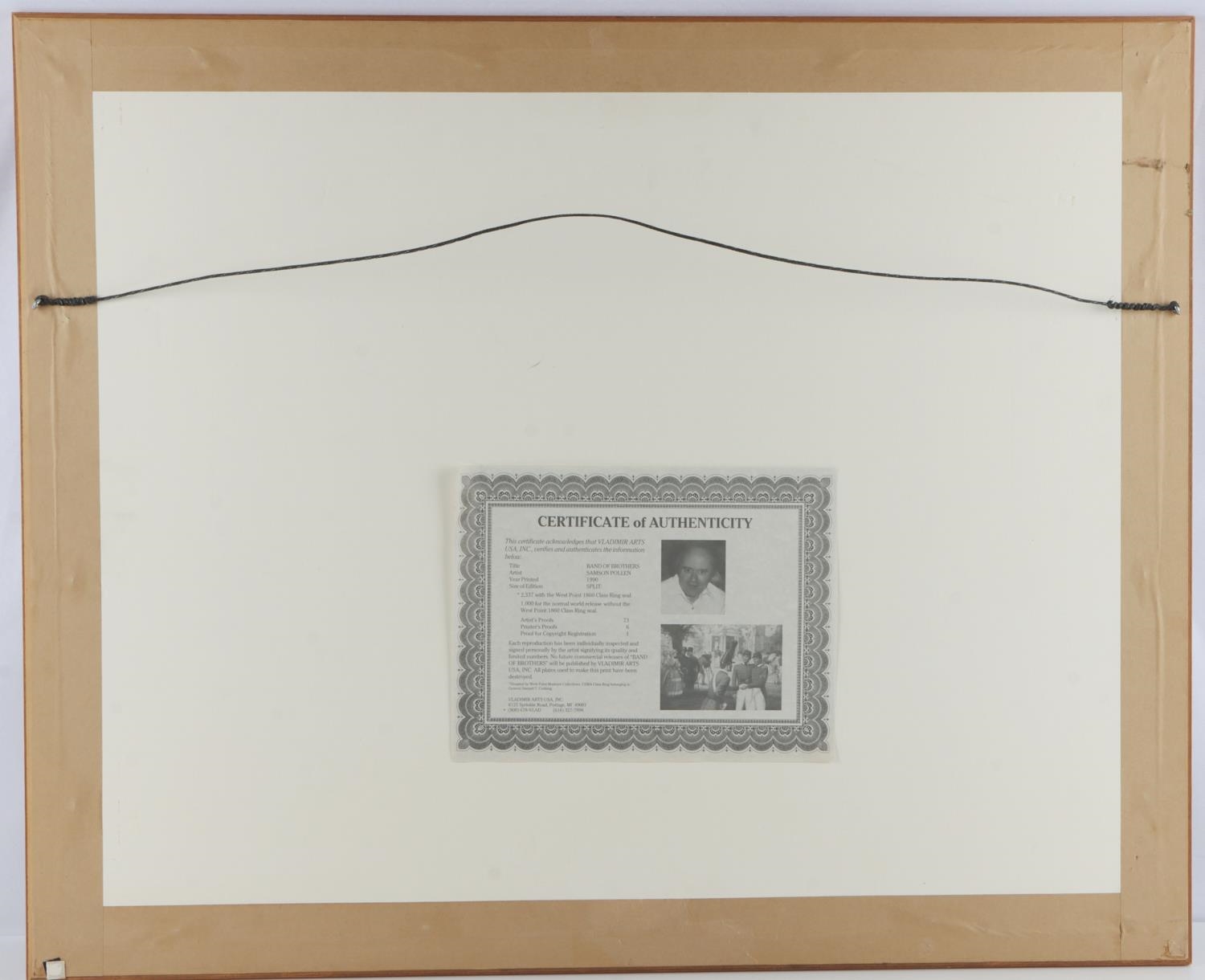 Samson Pollen | SAMSON POLLEN BAND OF BROTHERS LTD SIGNED PRINT | MutualArt