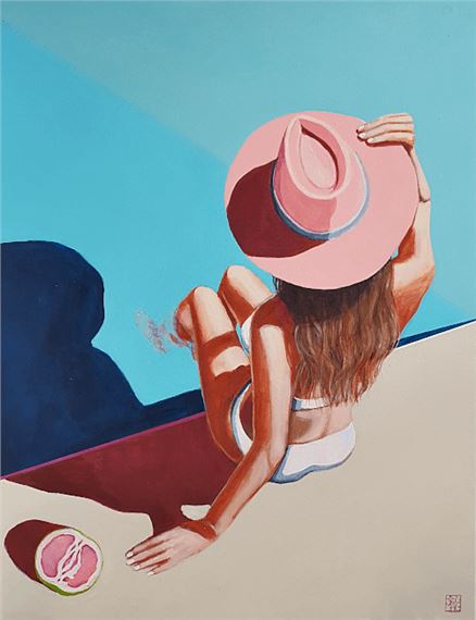 Blue Water by Renata Magda, 2024