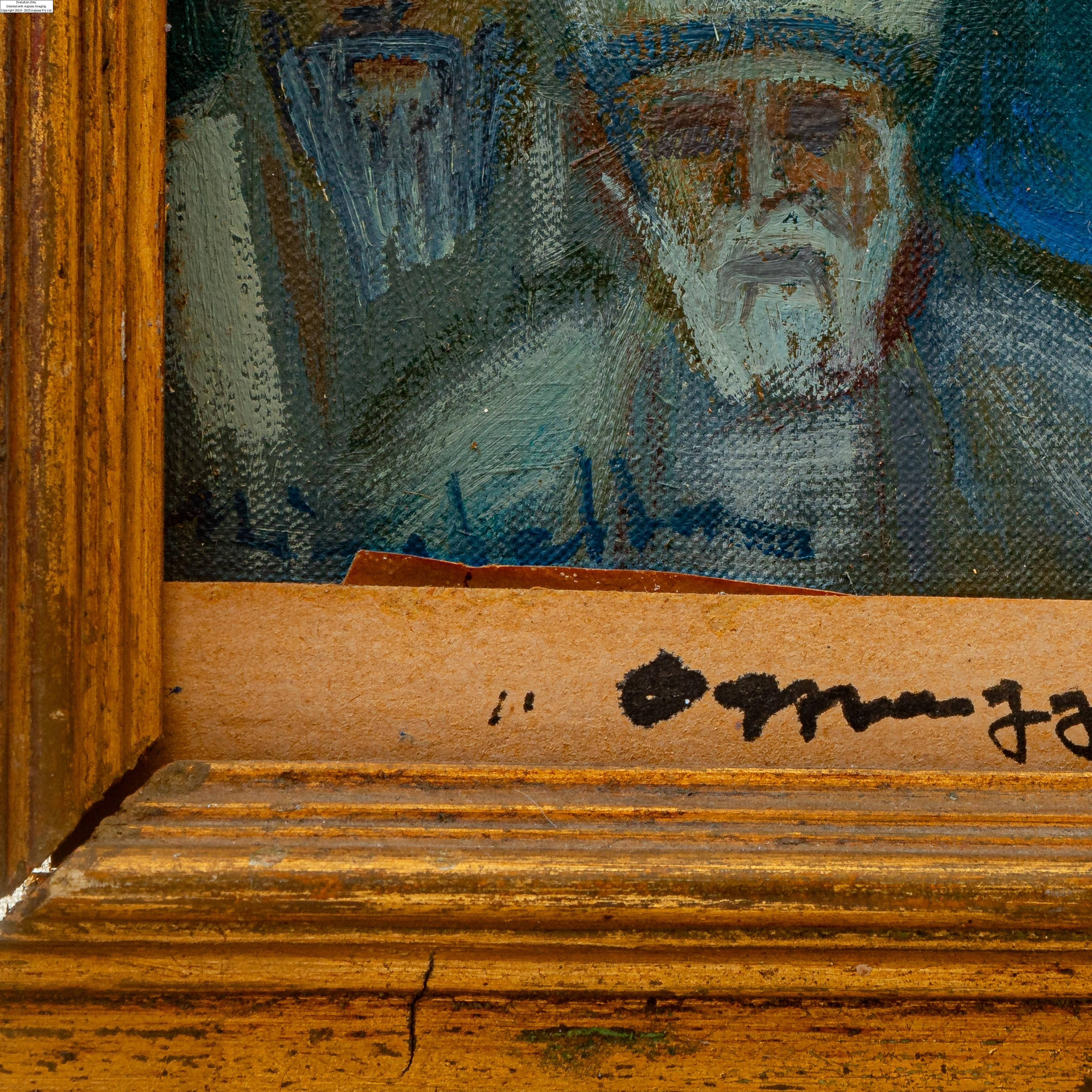 Artwork by Saro Mirabella, Homage to the Council, Made of oil painting on canvas