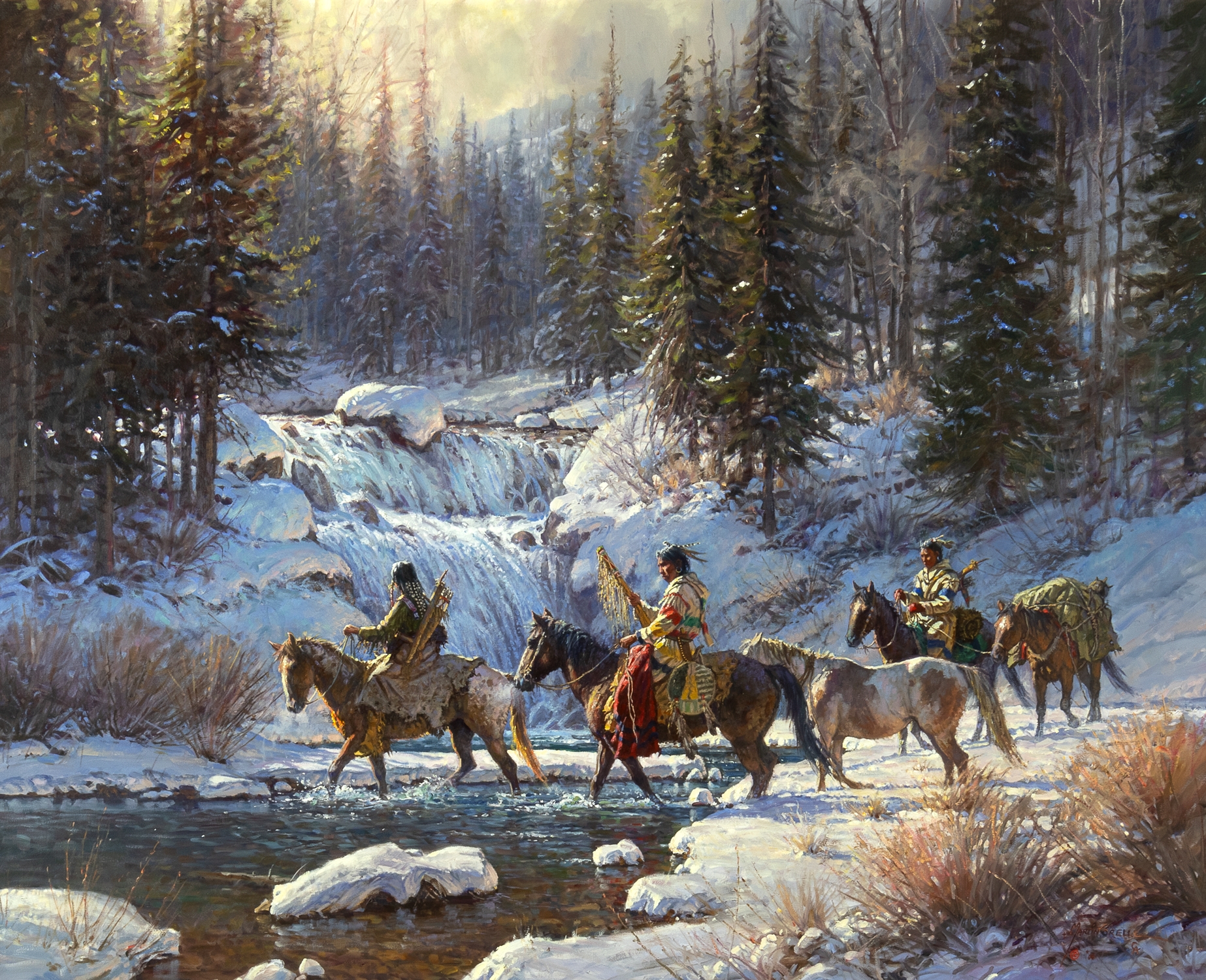 Martin Grelle | Martin Grelle (1954- ), Winter Quest, 2000 (2000 ...