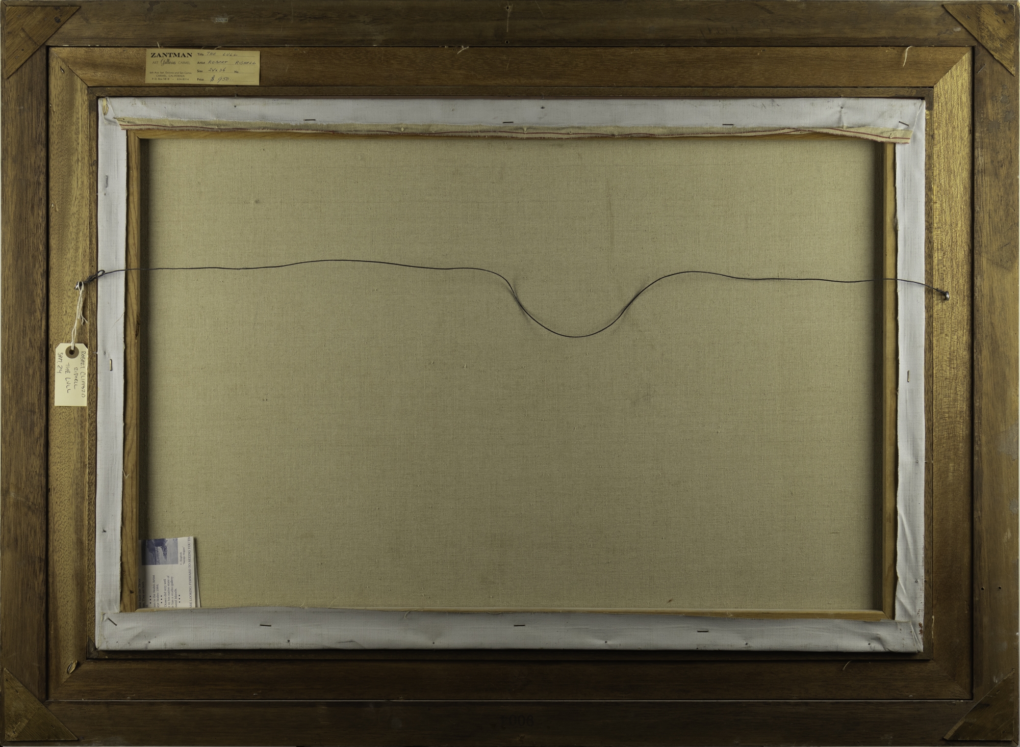 Artwork by Robert Rishell, Robert Clifford Rishell (1917-1976), The Lull, Made of oil on linen