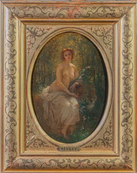 Nu féminin - Ernest Antoine Hebert