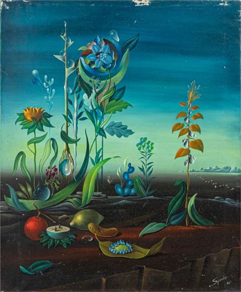 Georges Spiro | Surreal landscape (1960) | MutualArt