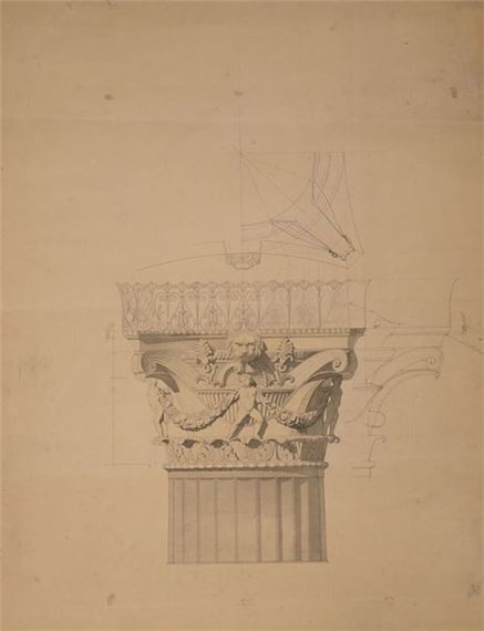 Four crowning designs for the Colonne de Juillet - Joseph-Louis Duc