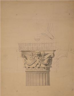 Four crowning designs for the Colonne de Juillet - Joseph-Louis Duc