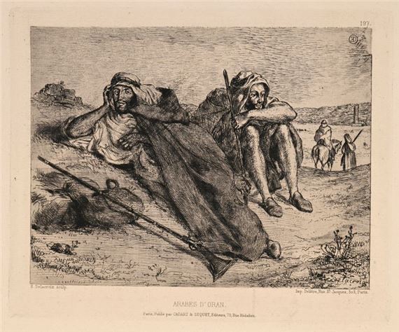Arabes d'Oran by Eugène Delacroix, 1833