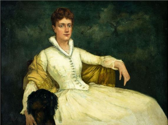 Lawrence Earle (MI,NY,NJ,1845-1921) oil painting antique by Lawrence Carmichael Earle