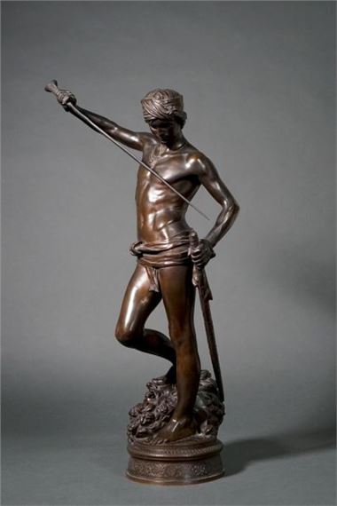 Marius-Jean-Antonin Mercié | David and Goliath | MutualArt