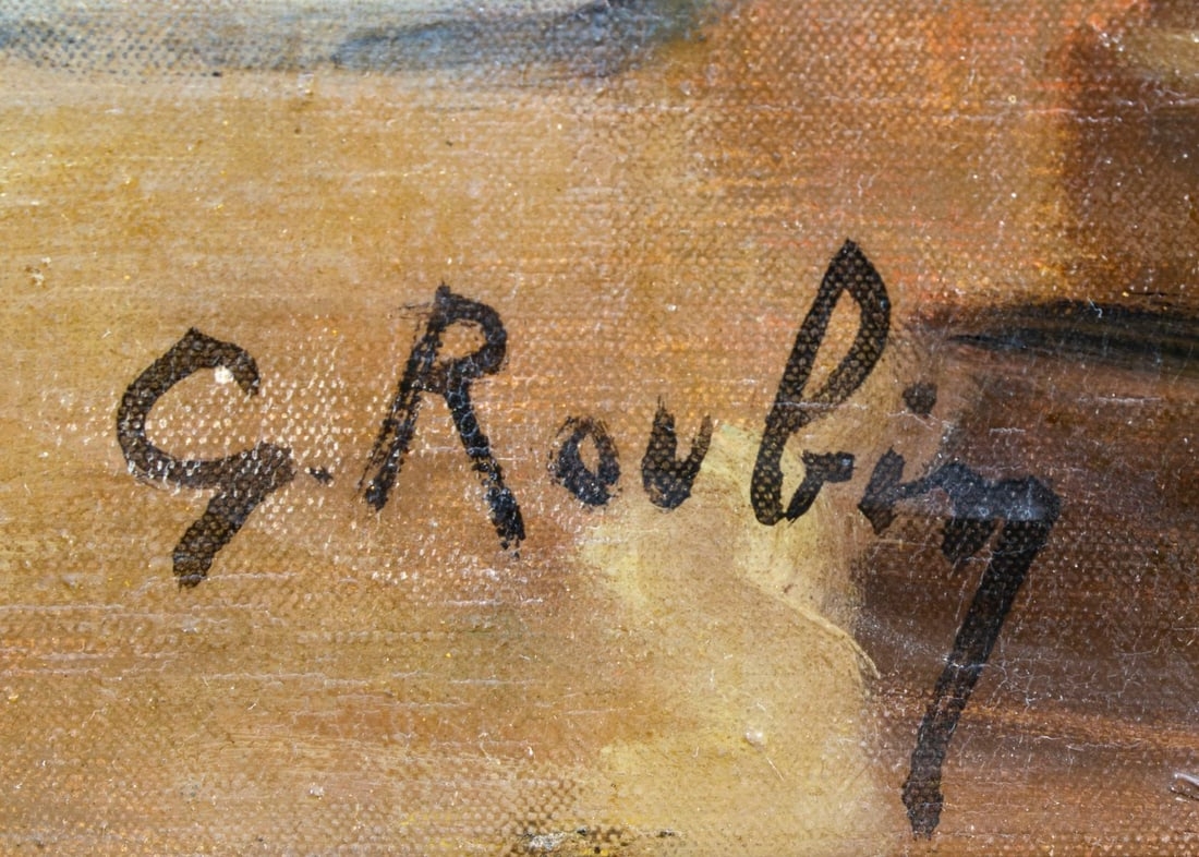 Artwork by G Roubin, Concert, Made of oil on canvas