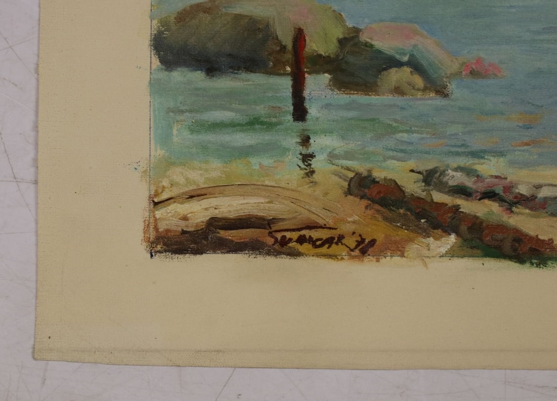 Artwork by Zdenek Suancar, Zdenek Suancar (Czech,20C) oil painting, Made of oil on canvas