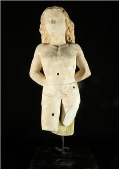 Magnífico y Gran San Sebastián en piedra tallada Ile-de-France - Sebastián