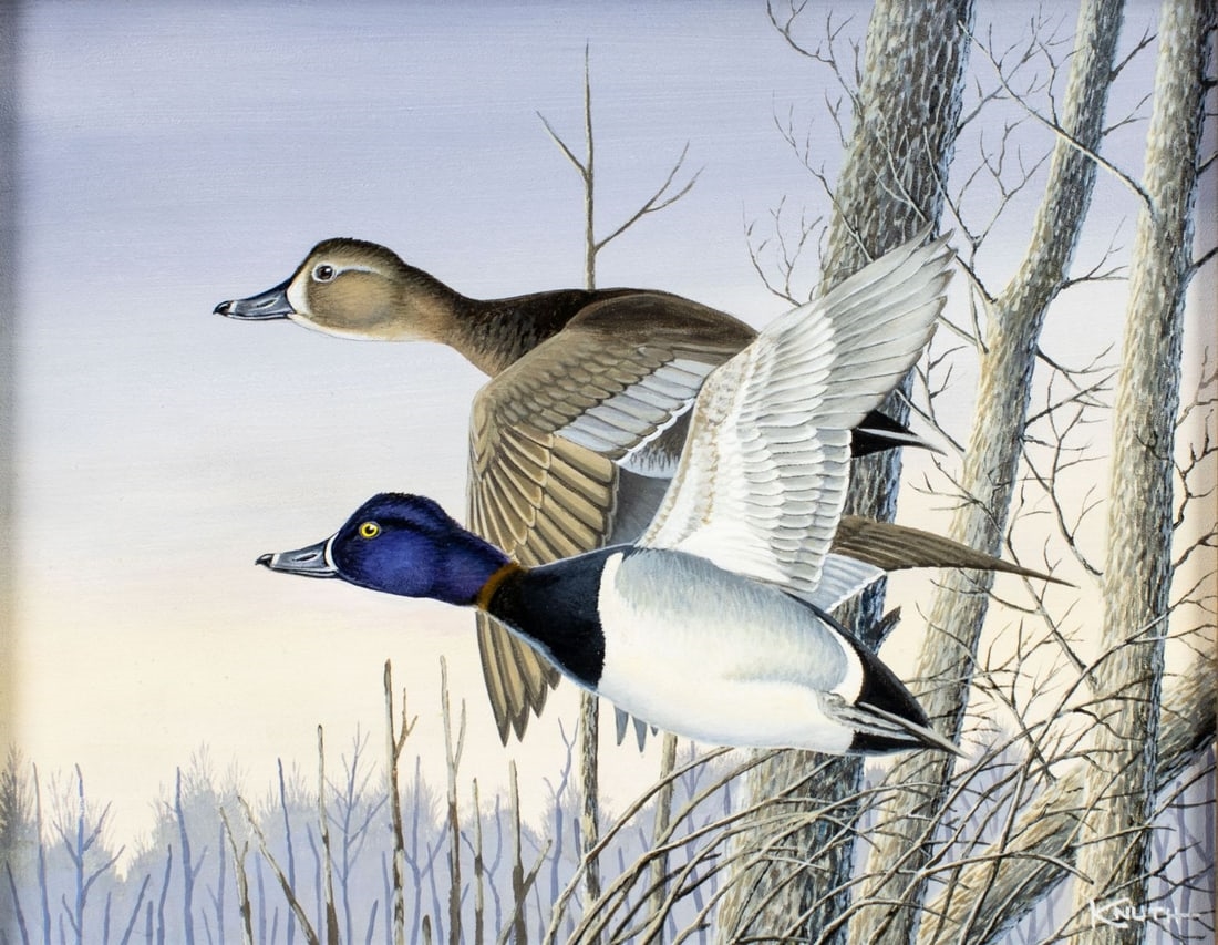 Carl Knuth | Carl Knuth (VA,WI,1937-2020) oil painting | MutualArt