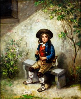 C Winckler (France,19C) oil painting antique - C. Winckler