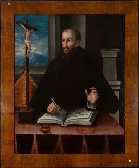 Italian Mannerist | Portrait of a religious (16th Century) | MutualArt