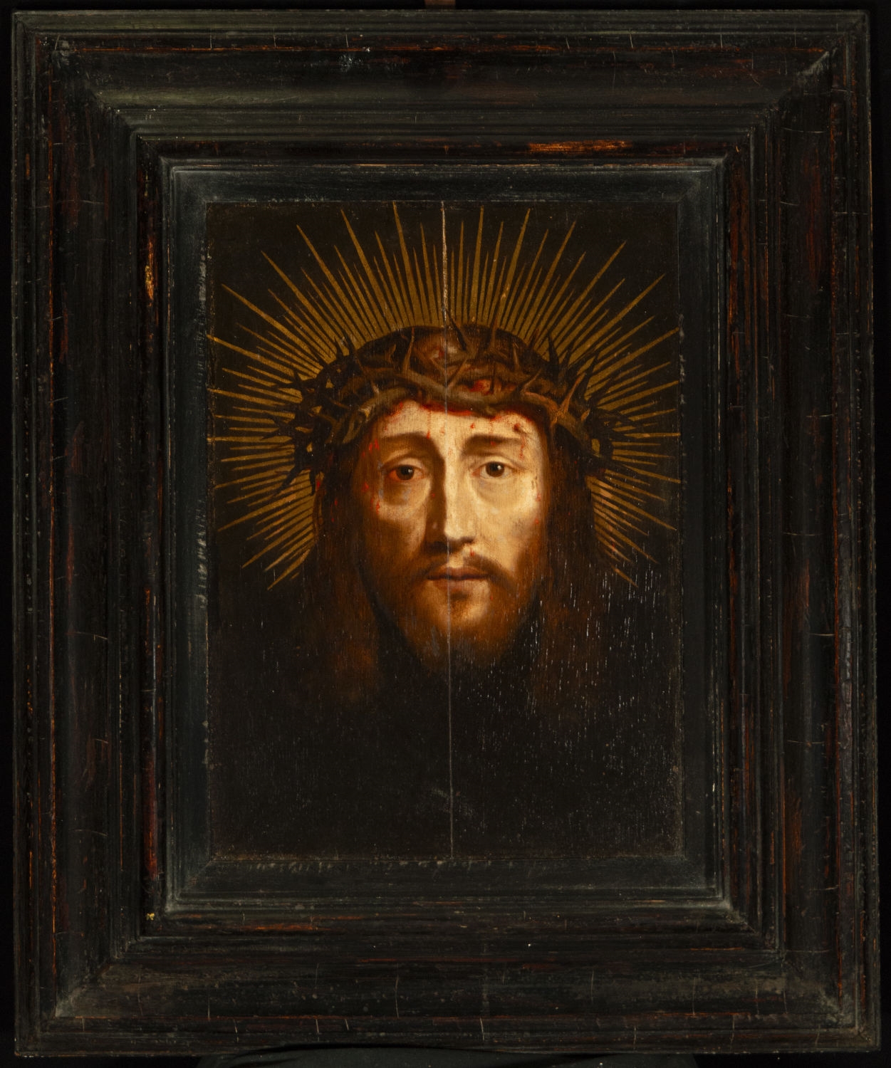 Flemish School, 18th Century | Spectacular Gothic Holy Jesus Face (Late ...