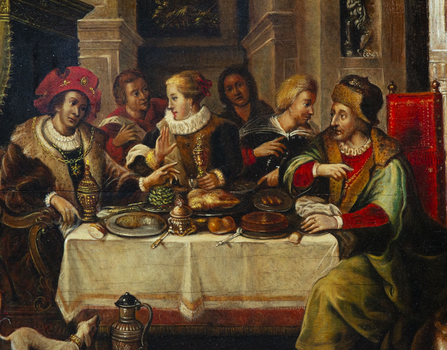 Frans Francken II | The Banquet at Epuron (1581) | MutualArt