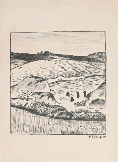 Paysage ou Terre bretonne by Paul Sérusier, March 1895