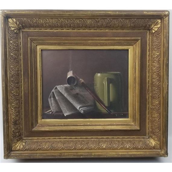 Painting Oil on Canvas Board - Gerald Gatski