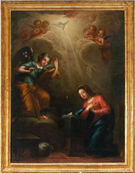 Anton Raphael Mengs | Important Annunciation of Mary (18th Century ...