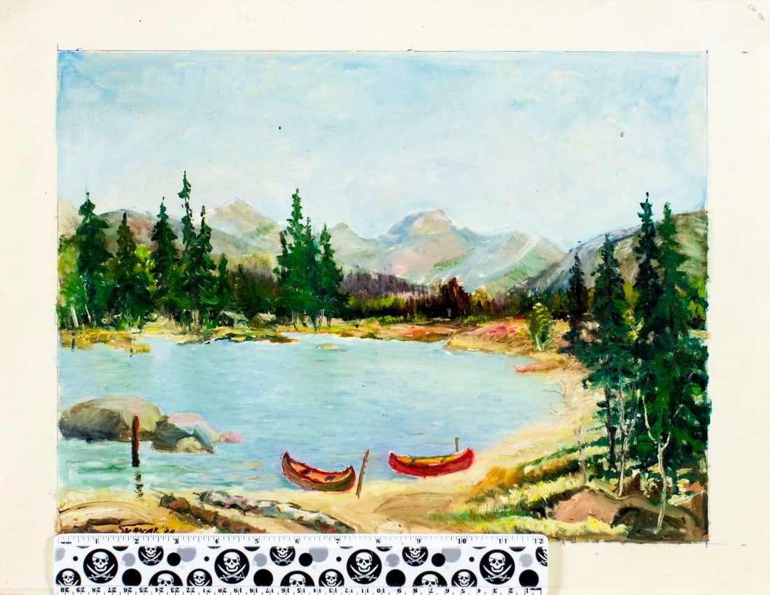 Artwork by Zdenek Suancar, Zdenek Suancar (Czech,20C) oil painting, Made of oil on canvas