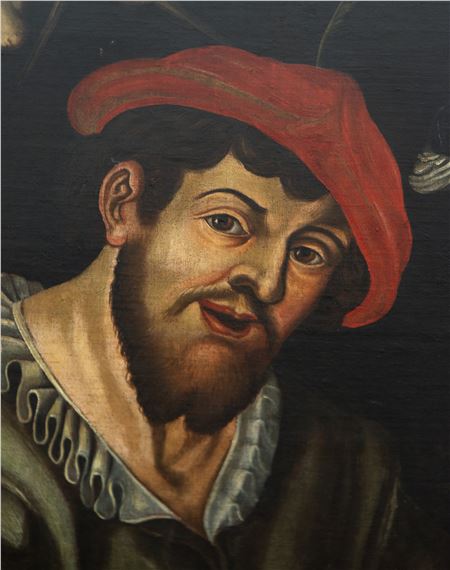 Juan León | Escuela de Juan Van der Hamen, siglo XVII, El Vendedor en ...