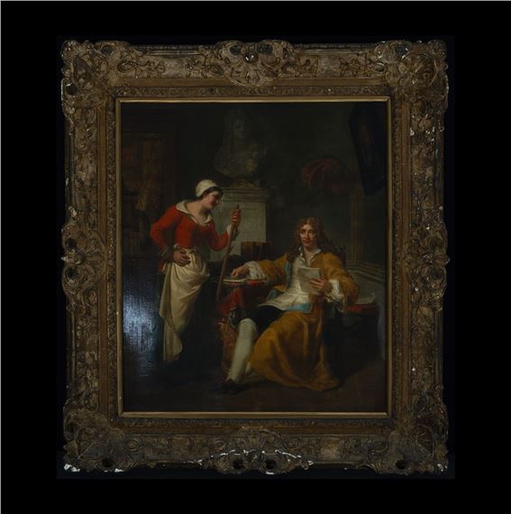 Portrait of Moliere - Henri-Jean Baptiste Victoire Fradelle