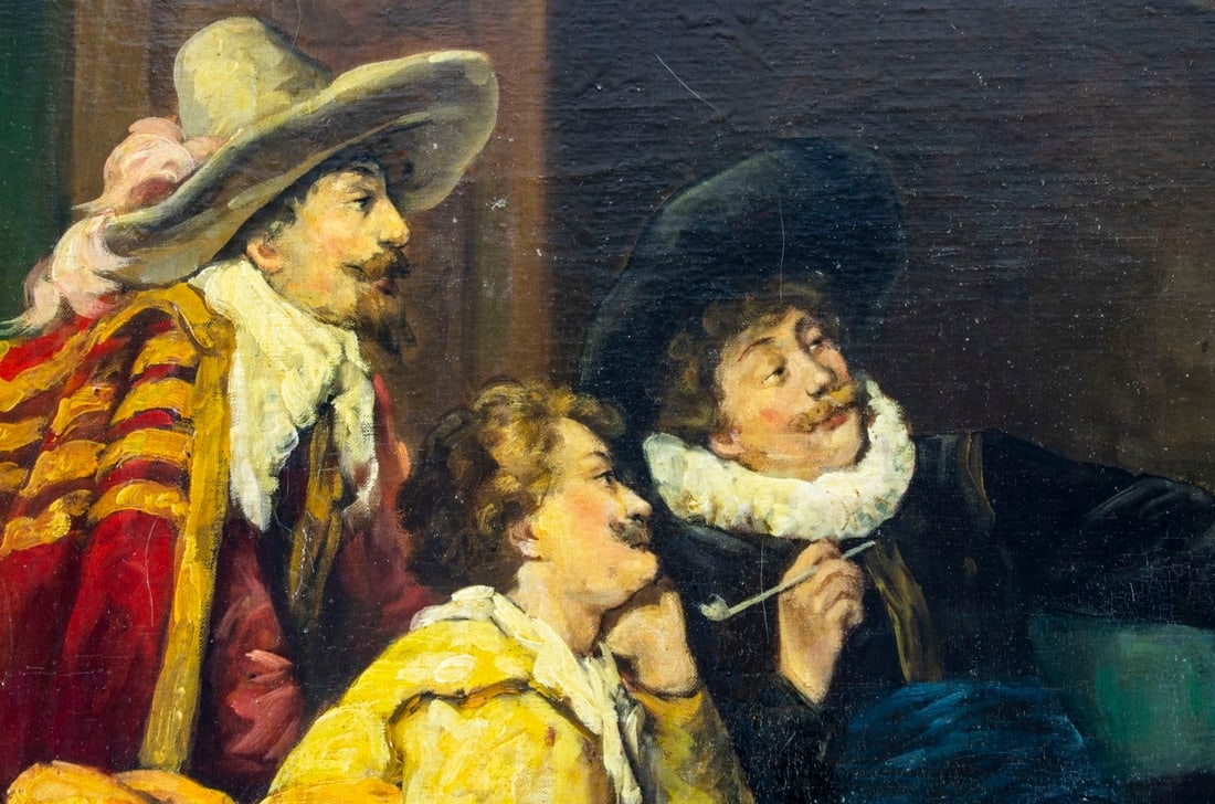 Artwork by G Roubin, Concert, Made of oil on canvas