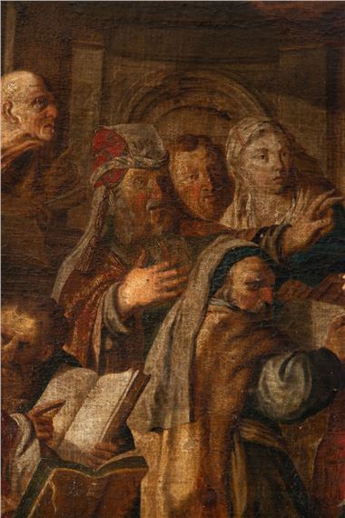 Flemish School, 18th Century | Jesus preaching to the Rabbis in the ...
