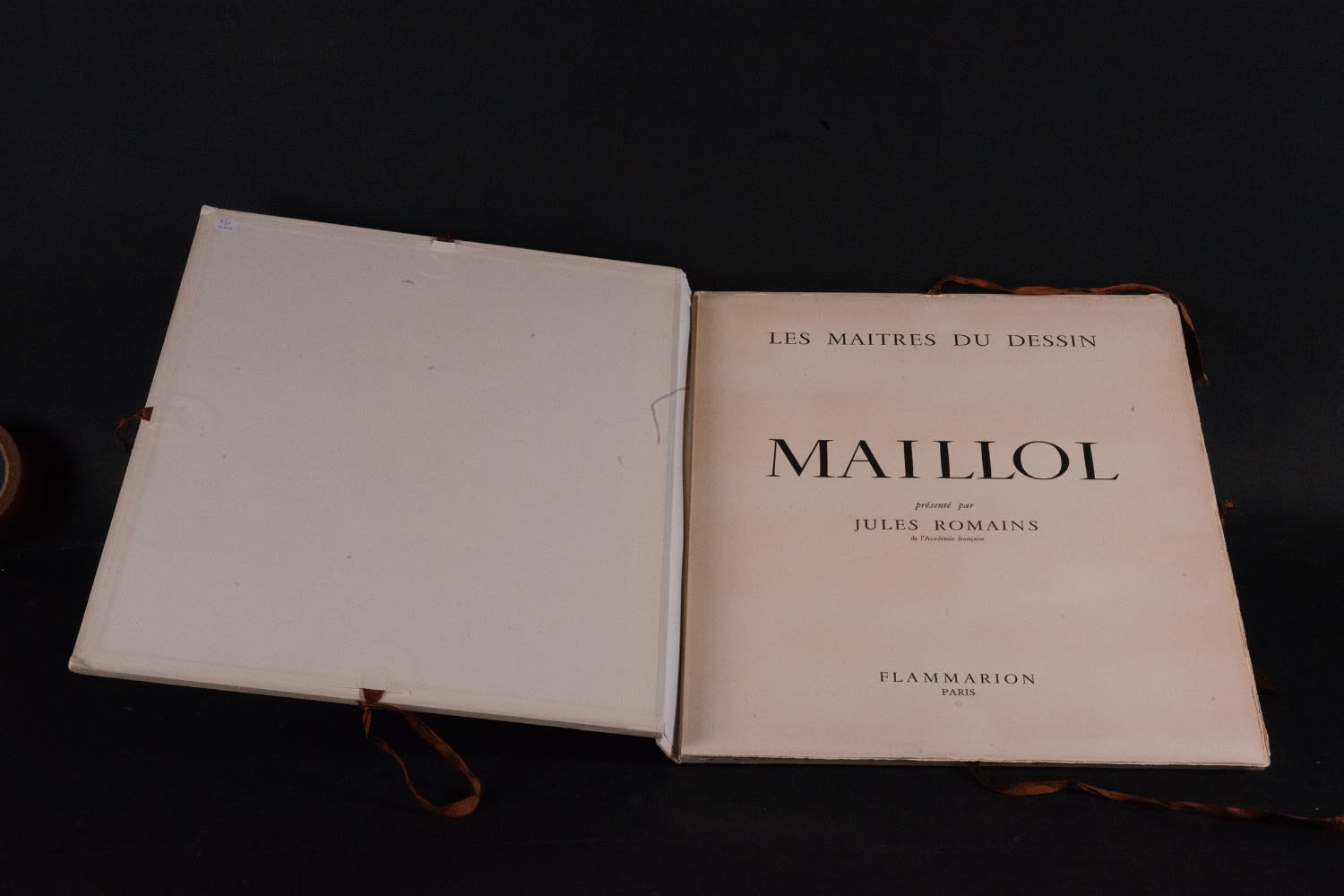 Artwork by Ernest Flammarion, Maillol. Jules Romains