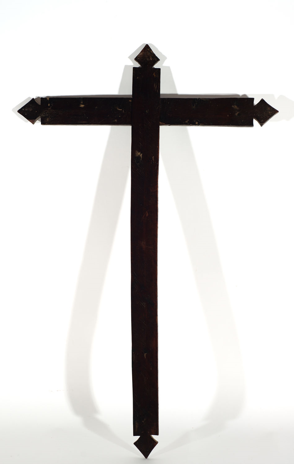Francisco Candela | Rare large colonial reliquary cross in rosewood ...