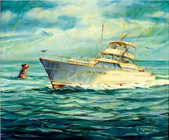 A Perriello (US,20C) oil painting - A. Perriello