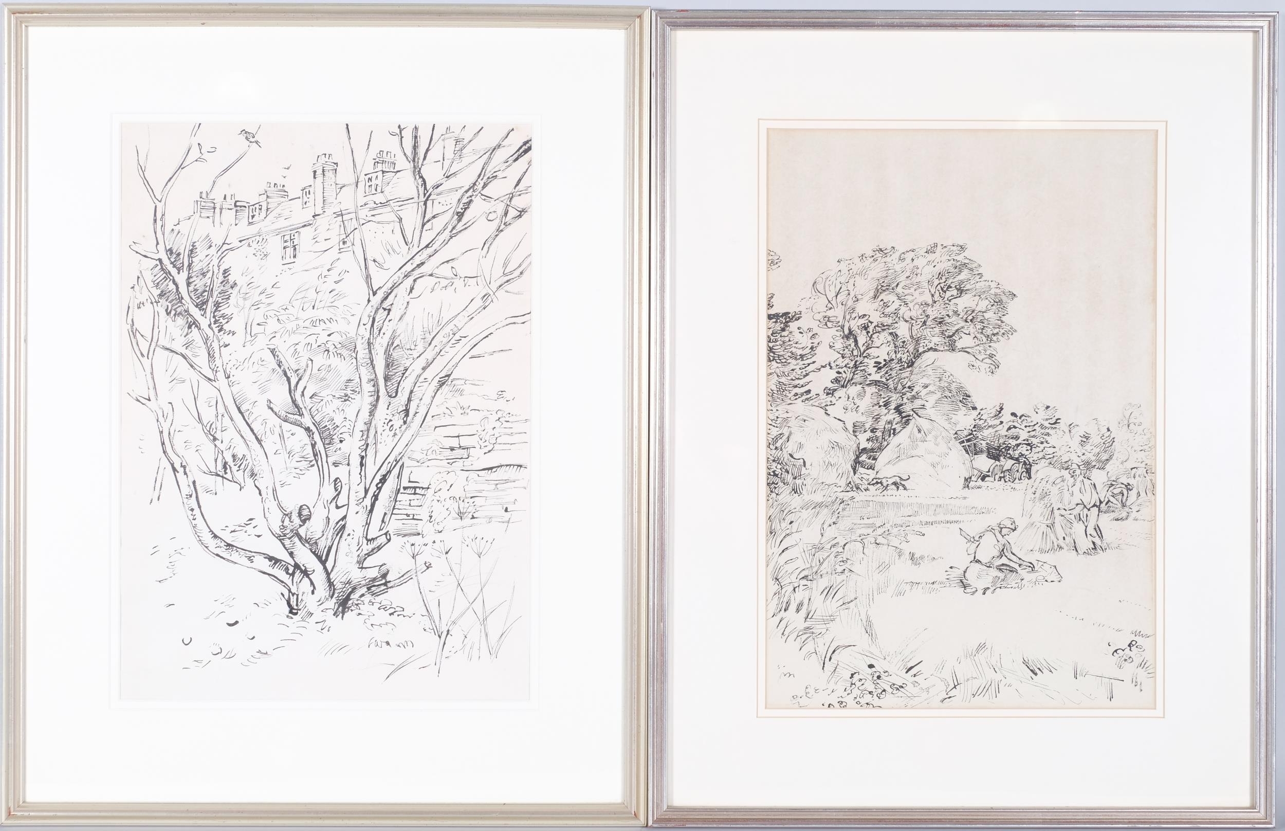 Vincent Lines | 3 rural scenes | MutualArt