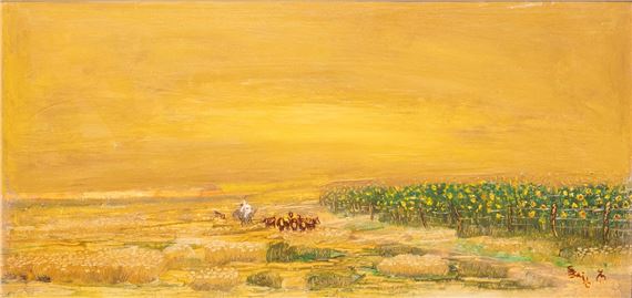 "Arreo y girasoles" by Esteban Semino