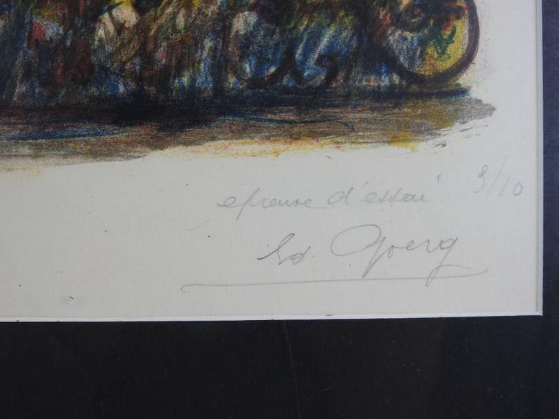 Edouard Goerg - Acheter des oeuvres, peintures, aquarelles, dessins lithographies originales signées