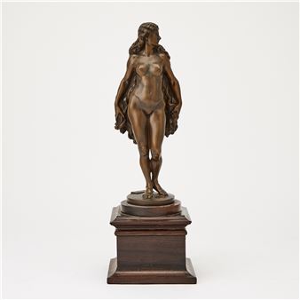 Austrian Bronze Figure of a Woman
After E. Pendl, late 19th century - E. Pendl
