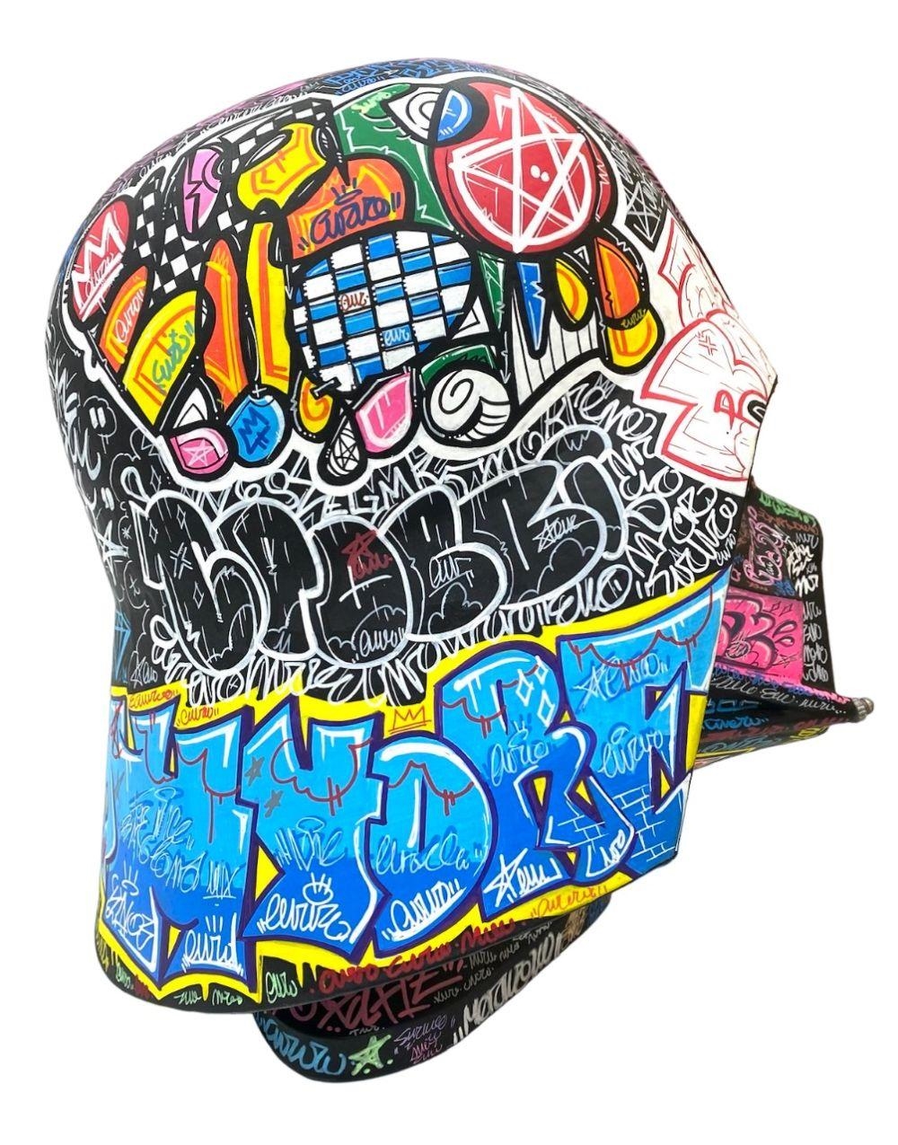 Artwork by Alberto Blanchart, Alberto Blanchart - Vader Graffiti, 2022, Made of Mixed Media on resin sculpture