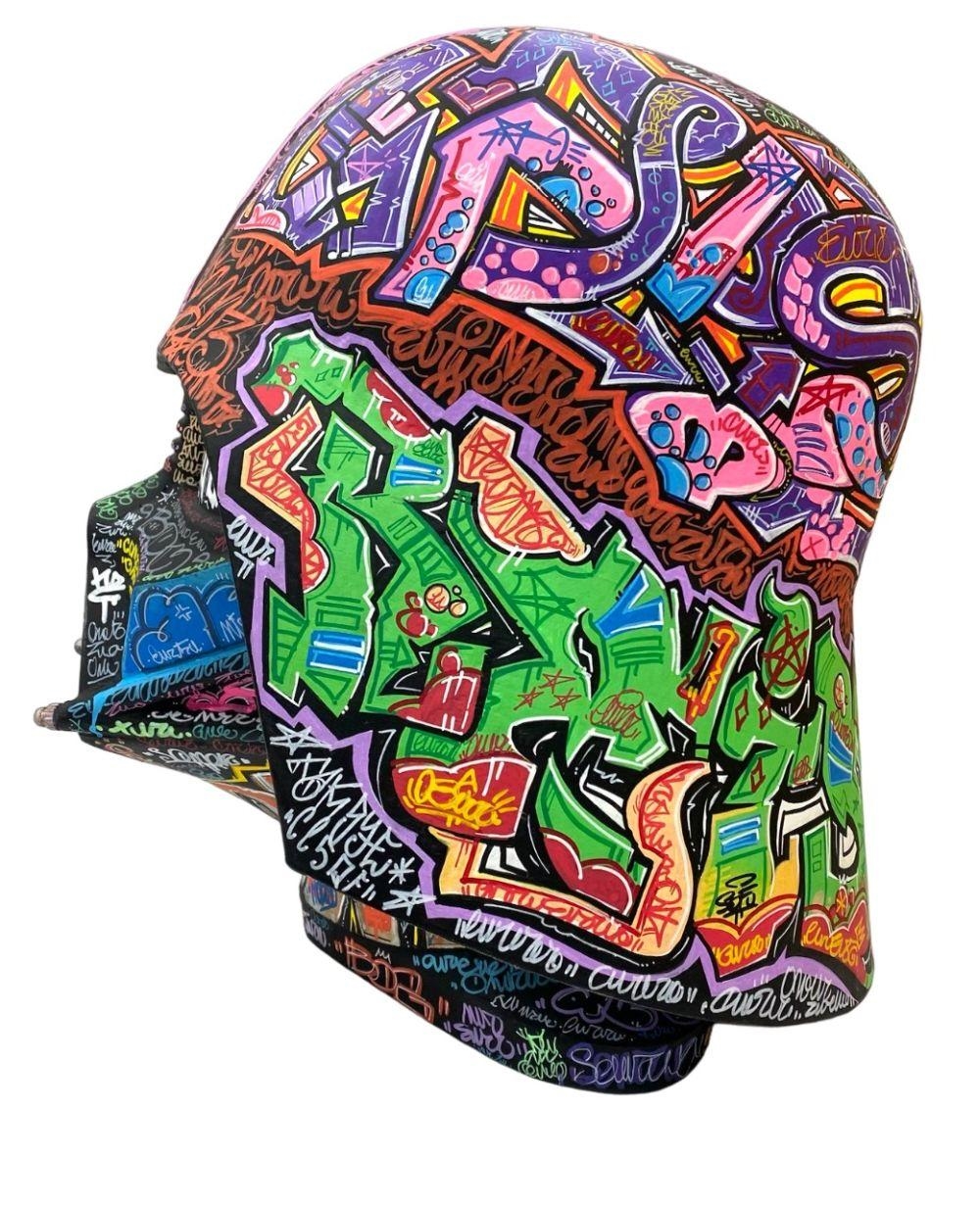 Artwork by Alberto Blanchart, Alberto Blanchart - Vader Graffiti, 2022, Made of Mixed Media on resin sculpture